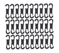 UKCOCO 100pièces Crochets Plastique pour Housses de Siège Auto Accessoires de Fixation Intérieure pour Voitures Clips pour Coussins de Siège et Pare-Soleil Empêchant Le Glissement des HOU