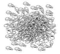 UKCOCO 100Pièces Fermoirs à Griffe de Homard Alliage de Zinc pour DIY Accessoires pour Colliers Bracelets
