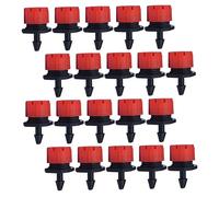 UKCOCO 100pièces Lot de Micro-arroseurs Irrigation Goutteurs à Débit Réglable pour Arrosage des Plantes Pot Et Irrigation Goutte
