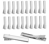 UKCOCO 100pièces Pince Cheveux Alligator Métal Pinces Bec De Canard Pour Cheveux Diy Barrette Simple Pointe