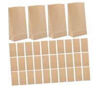 UKCOCO 100pièces Sacs Papier Kraft Petit Format Pochettes Brunes Réutilisables pour Emballage Alimentaire Cadeaux et Rangement de Petits Objets