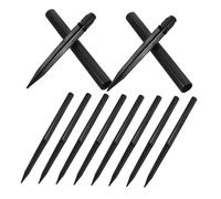 UKCOCO 10Ensembles Piquets de Lampes Solaires de Remplacement pour Éclairage de Jardin Piquets Plastique pour Lampes de et Fixation Sécurisée et Amélioration