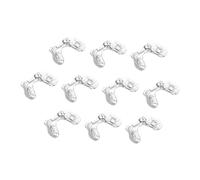 UKCOCO 10paires Plaquettes De Nez Silicone Pour Lunettes Plaquettes De Nez Antidérapantes Forme De u Adaptées Aux Lunettes De Soleil Et Aux Activités De Plein Air