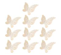 UKCOCO 10Pcs Breloques en Alliage Doré 3D Double Face pour Fabrication de Bijoux et Accessoires DIY, Remplissage Résine Époxy, Usage Personnel ou Professionnel