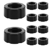 UKCOCO 10pcs Écrous de Fixation à Rotule pour Support Téléphone Voiture en Plastique Noir, Compatible Large, Empêchent Tout Glissement, Adaptés Sièges Avant et Arrière