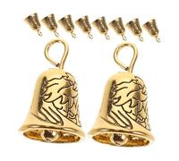 UKCOCO 10pcs Mini Cloches pour L'artisanat DIY Alliage Bell Pendre Décoration Jingle Golden Jingle Bells for Bijoux Making Charms Wind Chime Accessoires Arbre Ornements
