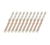 UKCOCO 10pcs Rouleaux de Prière Hébraïques pour Porte Beige en Papier Corde, Bénédiction Authentique pour Décoration Intérieure de Maison Juive