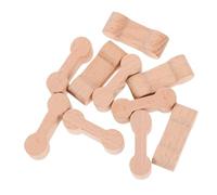 UKCOCO 10pièces Boucle De Chemins De Bois De Voie Ferrée Connecteur De Voie Ferrée pour Jeu Modèle De Boucle De Décorative