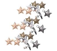 UKCOCO 10pièces Boutons Étoiles pour Jeans Réducteur Couture Clips de Serrage Amovibles pour Hommes et Femmes