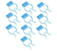 UKCOCO 10Pièces Clips de Nez pour Facilement Accessoires de Maison pour Prévenir Allergies et Saignements Bouchons de Nez Réutilisables