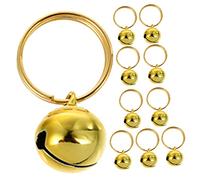 UKCOCO 10pièces Cloches Décoratives pour Loisirs Créatifs Cloches Vintage Acier Inoxydable Petites pour Colliers de Chat et Ornements