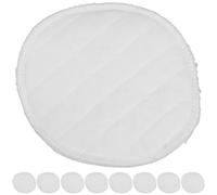 UKCOCO 10Pièces Coussins Allaitement Réutilisables Coton Couches Lavables Fuites Confortables et Absorbants pour Pendant Couleur Blanche