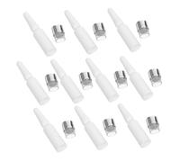 UKCOCO 10pièces Flacons de Maquillage de Flacons Cosmétiques Portables pour Soins Peau Liquides Essentiels Parfums de Voyage Usage Quotidien Laboratoire