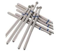 UKCOCO 10pièces Fraise à Cuticules Ronde Carbure Foret Pour Ongles Outil De Perçage Kit De Fraises Pour Manucure Polissoir Pour Cuticules Et Lissage