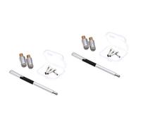 UKCOCO 10pièces Stylo Capacitif Argenté avec Embouts Conducteur Et Disques Ensemble pour Écriture Et Écran Tactile