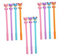 UKCOCO 11 pièces Lot de Stylos Gel Kawaii pour Étudiants Confortables et Lisses Fournitures Scolaires Adorables Styles Aléatoires Noir