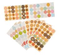 UKCOCO 1120 pièces Autocollants Renforts de Trou pour Papier Rond Étiquettes Renforcées pour Perforées Stickers Décoratifs et Réparateurs pour Bureau École et Maison Lot Double Face