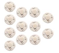 UKCOCO 12 Paires de Boutons Magnétiques pour Paquet et Vêtements, Fermoirs Ronds Dorés Ultra-fins à 8 Trous, pour Créations Couture et Accessoires Diy, Fixations Pratiques pour Manteaux
