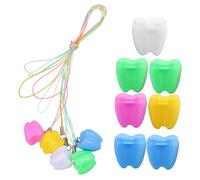 UKCOCO 12 pièces Boîte à Dents Lait Garçon Fille Boîte de Rangement Transparente pour Dents de Lait Organiseur Souvenir Garçon Fille Coffret Cadeau Naissance Premières