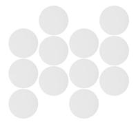 UKCOCO 12 Pièces Diffuseur Rond Anti-éblouissement pour Plafonnier LED Encastré en PC Blanc, Installation Diy, pour Bureau Moderne et Diffusion Homogène Lumière