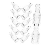 UKCOCO 12 Pièces Flacons Deau Bénite Réutilisables pour Baptême et Cérémonie Catholique Bouteilles Vides Transparentes Adaptées Aux Religieuses et Église