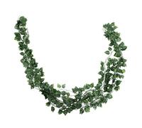 UKCOCO 12 Pièces Guirlandes de Lierre Artificiel Vert en Tissu Soie et PP, Décor Suspendu Rafraîchissant et Non Fané pour Jardin et Fête