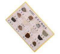 UKCOCO 12 pièces Kit de Spécimens de Roches Minérales pour Collection et Affichage Adapté Salle de Classe de Géologie et Laboratoire Échantillons Variés avec Textures Distinctes pour