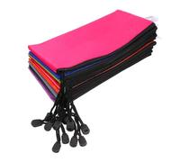 UKCOCO 12 pièces Lot de Pochettes Zippées Oxford Sacs de Rangement Polyvalents pour Papeterie Documents et Cosmétiques pour Voyage et Organisation Quotidienne