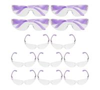 UKCOCO 12 Pièces Lunettes de Sécurité Protection Oculaire Sécurité | Étanchéité aux Éclaboussures, Visibilité Antibuée, Coque Intégrale, Atelier et Manipulation de Liquides
