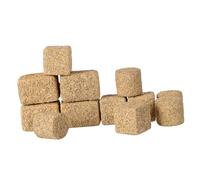 UKCOCO 12 pièces Mini Botte de Foin Décorative Meules de Foin Miniatures Colorées pour Décoration de Maison Jardin et Projets DIY