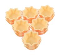 UKCOCO 12 Pièces Mini Cake Trays Fake Cupcake Liners for Dollhouse Simulation Gourmet Cake DIY Toy Decorations Family Fun Creative Baking Props