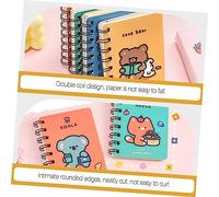 UKCOCO 12 pièces Mini Cartoon Animal Spiral Coil Notepads Portable Pocket Memo Pads For Office Students And Daily To Do List Planning