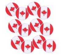 UKCOCO 12 pièces Patchs Ronds Drapeau National Brodés Patchs Textiles Thermocollants Décoratifs pour Vêtements Sacs Jeans Chapeaux Accessoires Mode