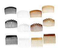 UKCOCO 12 Pièces Peignes Français Vintage pour Cheveux Dents Accessoires et Stable pour Chignons et Élégantes Femmes