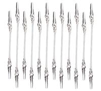 UKCOCO 12 Pièces Pince Crocodile Double Tête Clips Photo et Mémo Accessoires DIY pour Décoration de Fête Support pour Photos Memos Cartes pour Maison Bureau Événements Spéciaux
