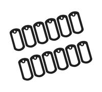 UKCOCO 12 pièces Silicone Dog Tag Silencers Bulk Set Small Reusable Id Tag Sleeves For Noise Reduction And Edge Protection Durable Silicone Covers