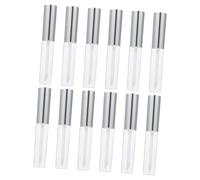 UKCOCO 12 Pièces Tube Vide Rond De Pot De Gloss Tube De Rangement Pour Gloss Pot De Rangement Vides