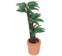 UKCOCO 12 pour Maison de Poupée, Modèle Miniature de Plante D’intérieur, Décoration Réaliste de Mini Maison Plante Verte en Plastique, Accessoire Décoratif pour Poupée