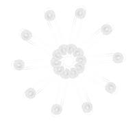 UKCOCO 12Pcs Verrous de Sécurité pour Garçon et Filles en ABS Transparents 16,5 CM pour Tiroirs et Placards, Prévention des Accidents sans Endommager Surfaces