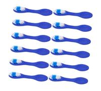 UKCOCO 12pièces Brosse à Dents Miniature Avec Poils Pour Prisonniers Brosse à Dents à Court Pour Sécurisés Et Hôpitaux Psychiatriques