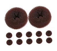 UKCOCO 12pièces Chignon Donut Kit De Fabrication Pour Femmes Et Filles Accessoires De Coiffage Sans Effort Outil De Mise Forme De Cheveux