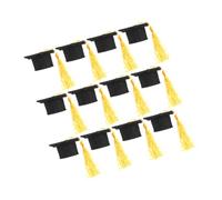 UKCOCO 12pièces Mini Casquettes De Remise De Diplôme Bouchons De Bouteille pour Décorations De Bouquet