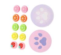 UKCOCO 14pièces Lot De Capuchons De Pouce Silicone Motif Griffes De Chat Pour Joysticks Accessoires De Jeu à Contrôle Amélioré