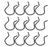 UKCOCO 15 Clips de Fixation Métalliques Universels pour Poignées de Fenêtre de Voiture, Dispositif de Retenue Solide pour Manivelles, Kit de Réparation pour Panneaux de Porte, Compatible