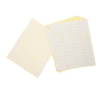 UKCOCO 15 feuilles Étiquettes Prix Autocollantes Petites Étiquettes Blanches Multi Usage Adhésives Faciles à Décoller pour Bureaux Magasins et Organisation