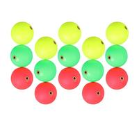 UKCOCO 15 Pièces Boules Flottantes de Pêche en Écume Ronde 24mm Haute Sensibilité pour Pêche en Eau Douce et Salée, Accessoires Faciles à Ranger pour Pêcheurs Débutants et Confirmés