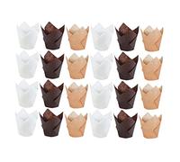 UKCOCO 150Pièces Caissettes à Cupcakes Papier Lot de Résistantes à Huile à Haute Température pour Gâteaux Muffins Parfaites pour Boulangeries