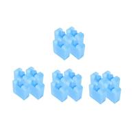 UKCOCO 16 Pièces Blocs de Glace Réutilisables Accumulateurs de Froid Portables pour Glacière et Ventilateur de Climatisation Petits Packs à Eau à Congeler Refroidissement et Pratique