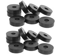 UKCOCO 16 pièces Flat Rubber Washer Vibration Suppression Pads Heavy Duty Noise Reduction Isolation For Air Conditioner And Machinery