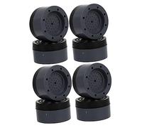 UKCOCO 16pièces Patins Antidérapants Et Antivibrations Pour Machines à Laver Et Réfrigérateurs Rehausseur Silencieux Noir Pour Du Bruit Et Protection Des Sols